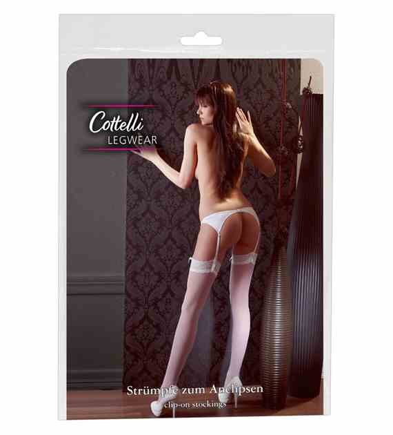 POŃCZOCHY STOCKINGS WHITE 2