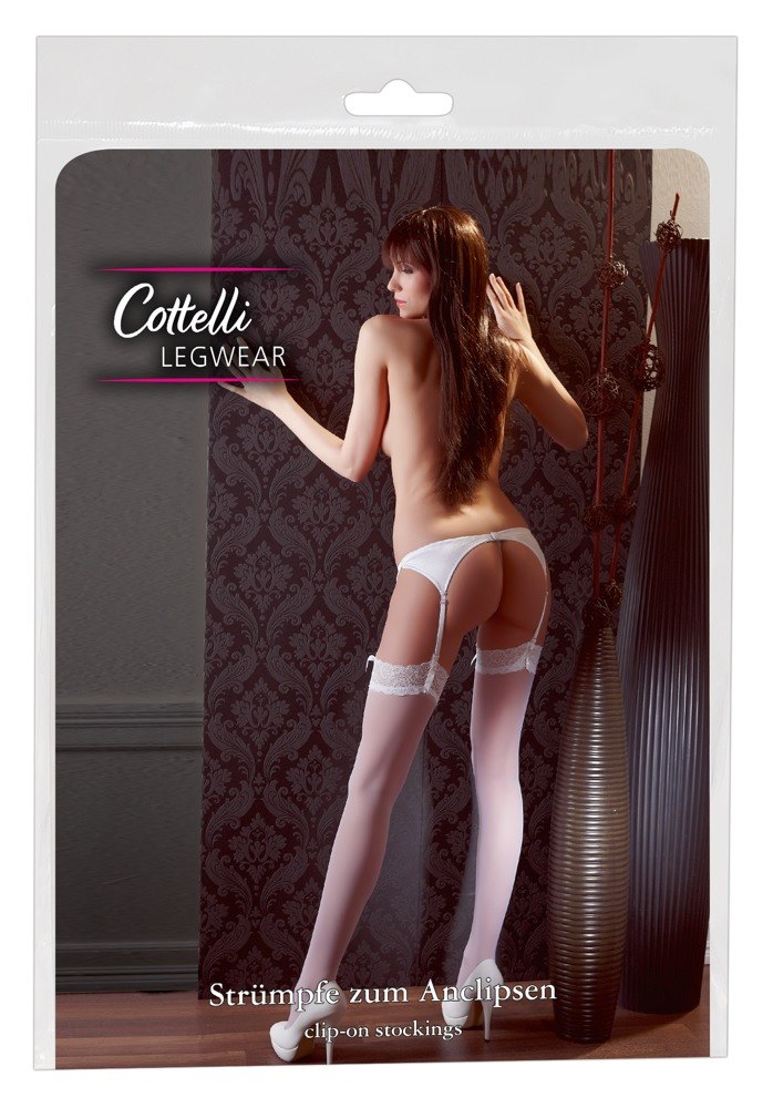 POŃCZOCHY STOCKINGS WHITE 5