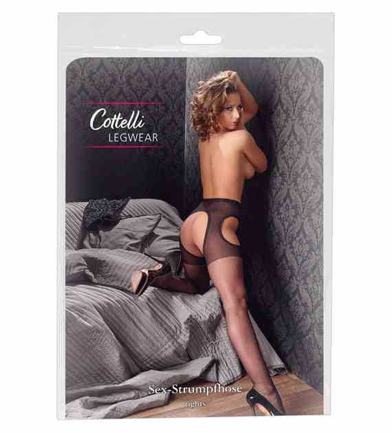 RAJSTOPY SEX TIGHTS BLACK L/XL