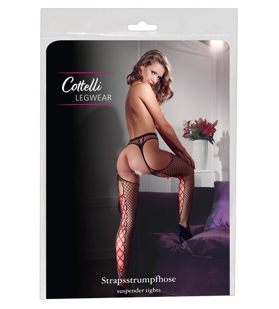 POŃCZOCHY SUSPENDER TIGHTS S/M