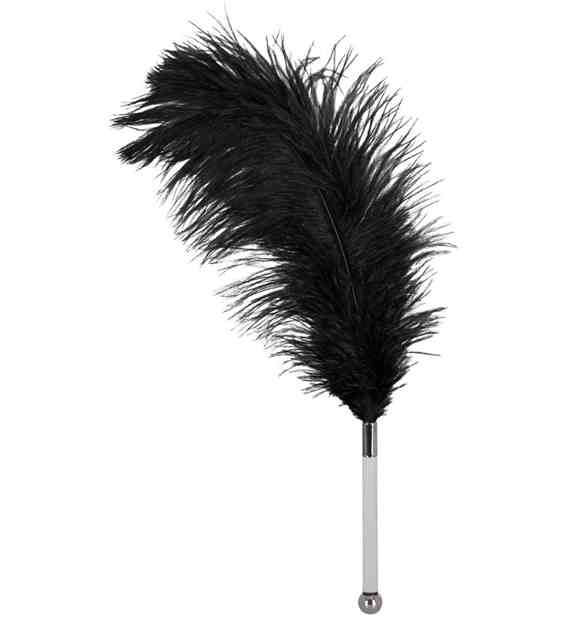 PIÓRKO FEATHER BLACK ACRYLIC