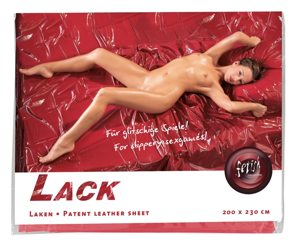 BIELIZNA BDSM RED VINYL SHEET