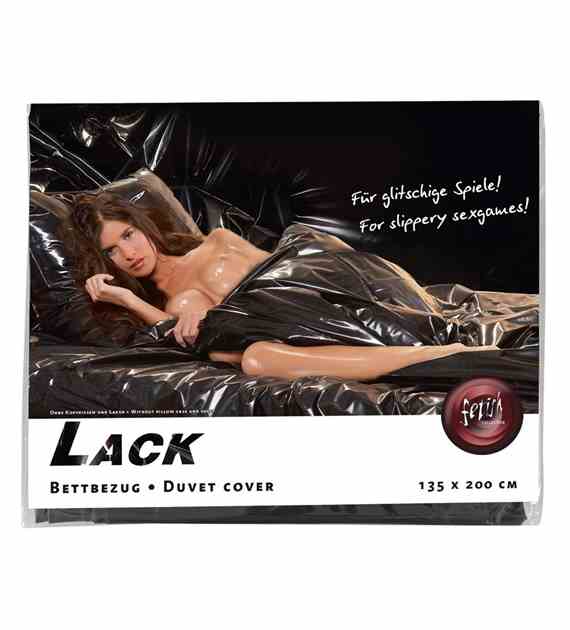 BIELIZNA BDSM VINYL DUVET COVER BLACK