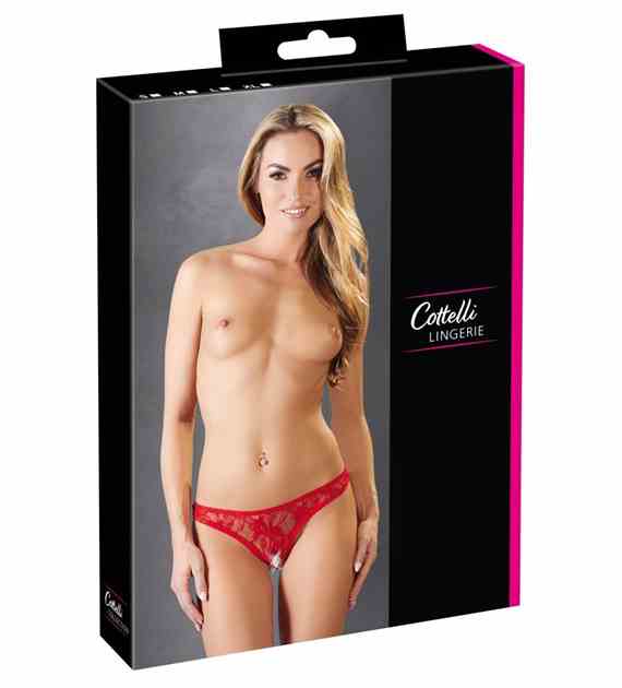 MAJTKI LACE G-STRING RED L