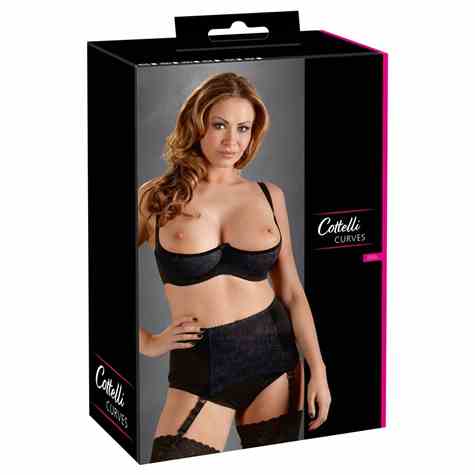 BIUSTONOSZ HALF-CUP BRA BLACK 95E