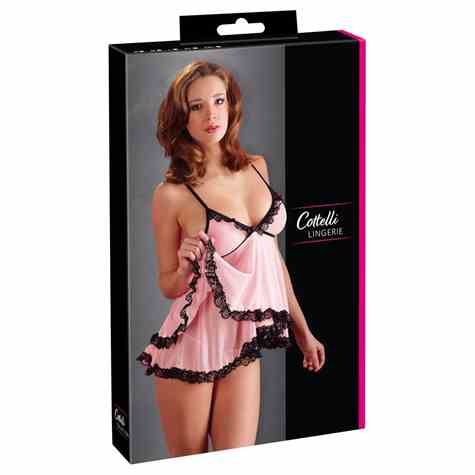 KOSZULKA BABYDOLL PINK L
