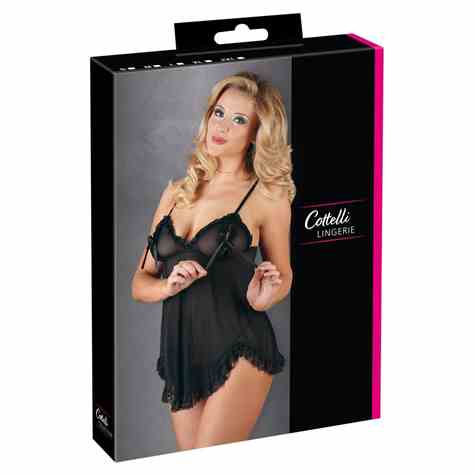 KOSZULKA BABYDOLL RUFFLES L