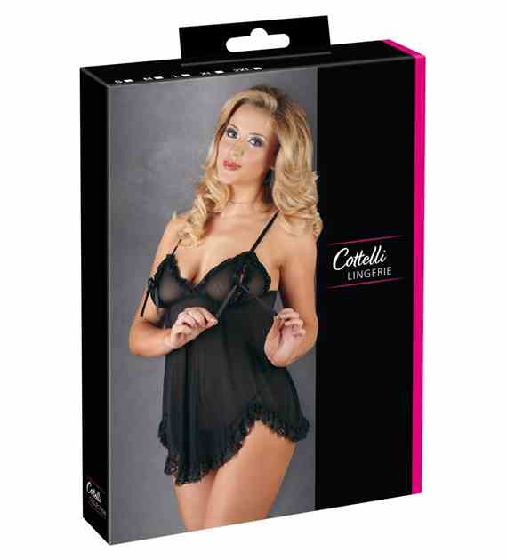 KOSZULKA BABYDOLL RUFFLES L