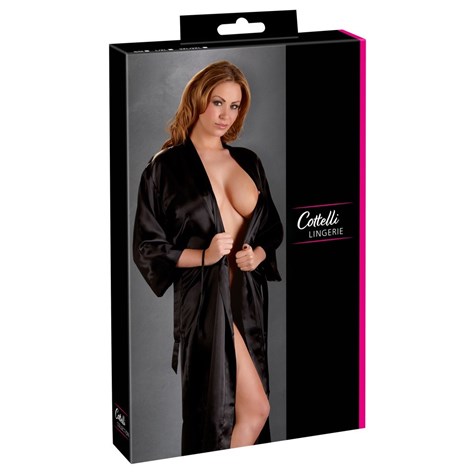 PIŻAMA BLACK KIMONO L/XL