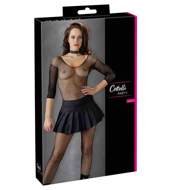 SPÓDNICA PLEATED MINI SKIRT XL
