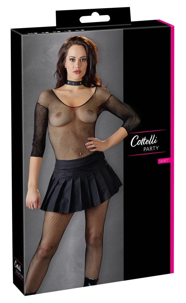 PLEATED MINI SKIRT XL