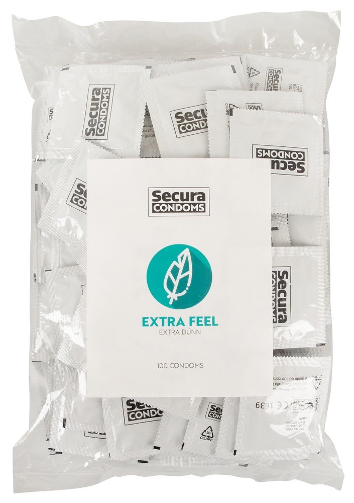 SECURA EXTRA FEEL 100PCS BAG