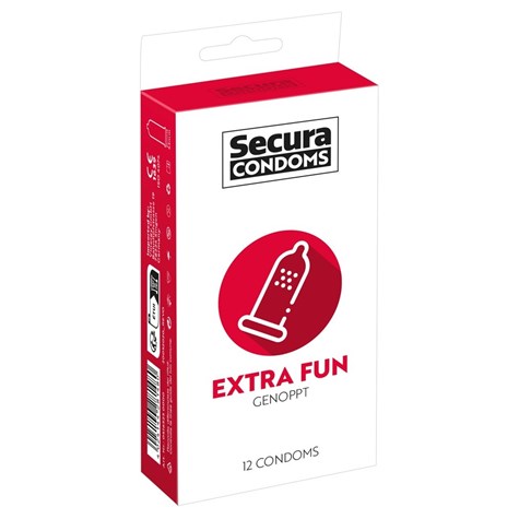 SECURA EXTRA FUN 12PCS BOX