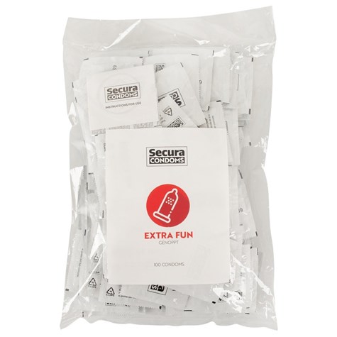 SECURA EXTRA FUN 100PCS BAG