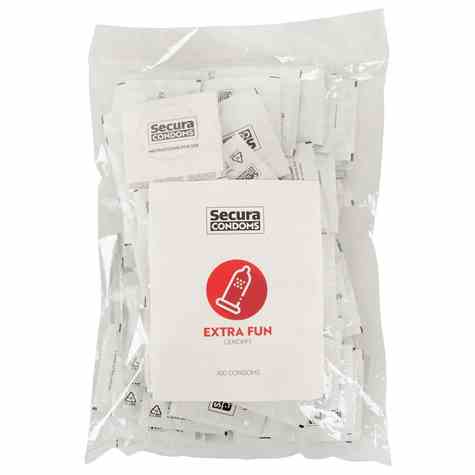 SECURA EXTRA FUN 100PCS BAG