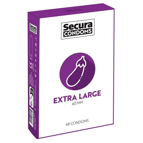 SECURA EXTRA LARGE 48PCS  BOX