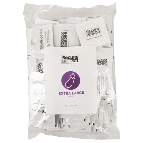SECURA EXTRA LARGE100PCS BAG
