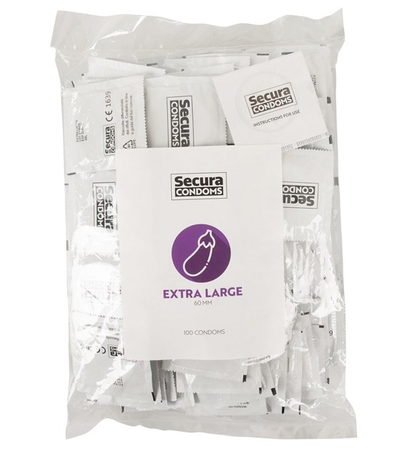 SECURA EXTRA LARGE100PCS BAG