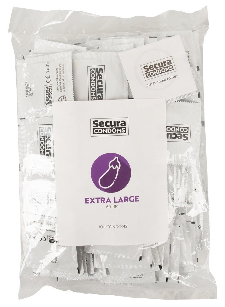 SECURA EXTRA LARGE100PCS BAG