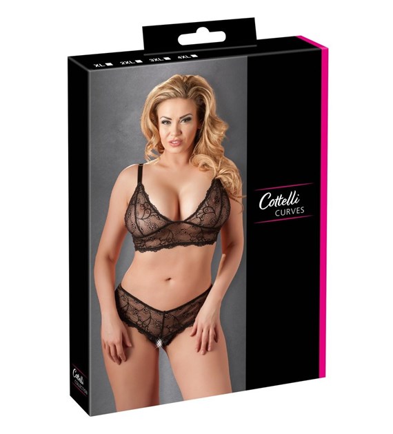 ZESTAW BRA AND G-STRING 2XL