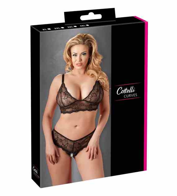 ZESTAW BRA AND G-STRING 3XL