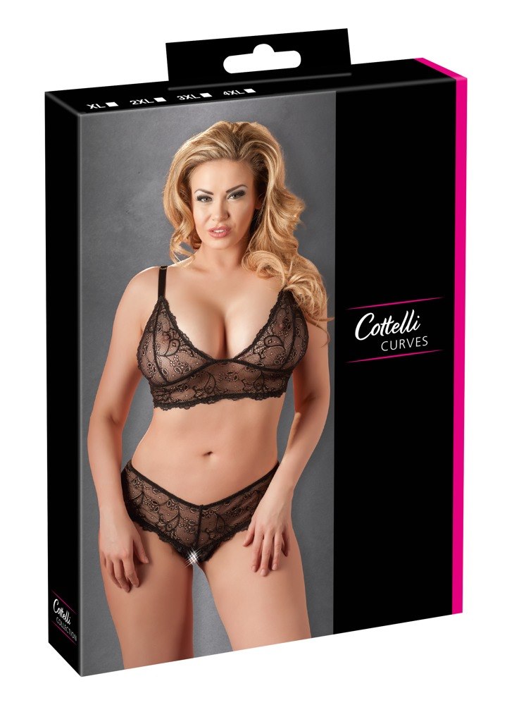 ZESTAW BRA AND G-STRING 4XL