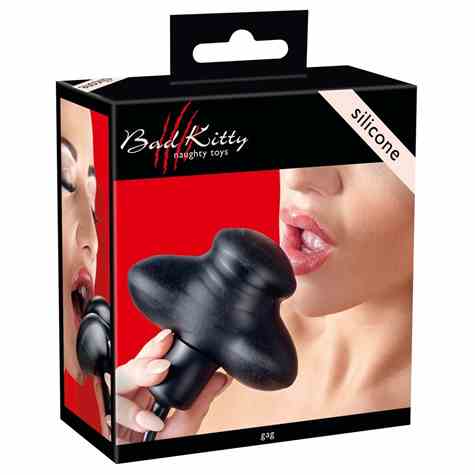 POMPOWANY KNEBEL SILICONE GAG