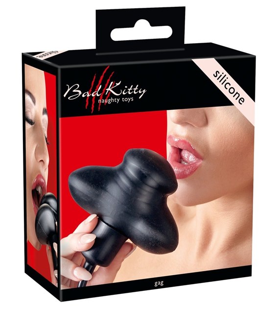 POMPOWANY KNEBEL SILICONE GAG