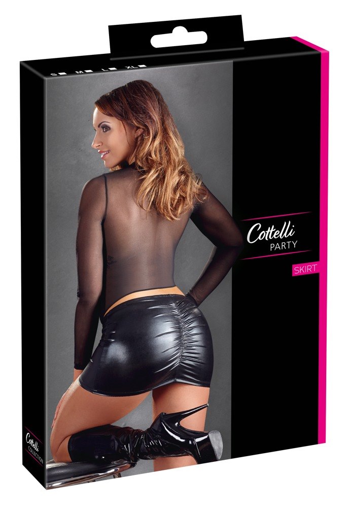 MINI SKIRT BLACK L