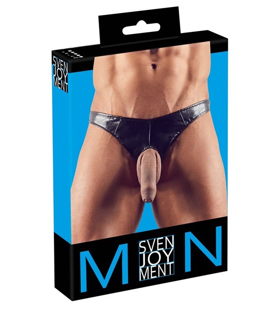 MAJTKI IM. LEATHER MEN'S STRING  L