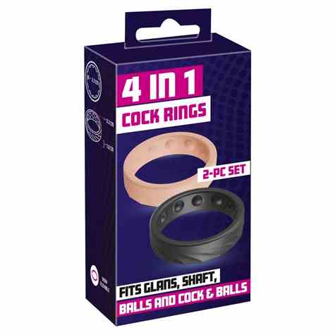 ZESTAW PIERŚCIENI 2-PC GLANS RING SET