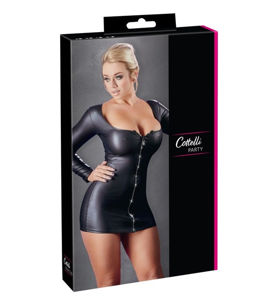 STRÓJ DRESS WITH A SPARKLY ZIP S