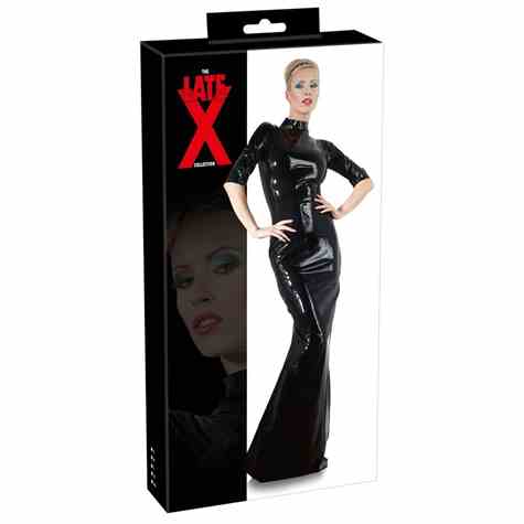 KOMBINEZON LATEX DRESS BLACK S