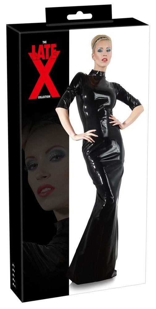 LATEX DRESS BLACK S