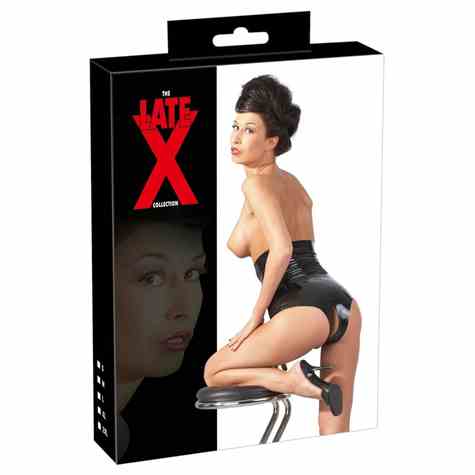 MAJTKI HIGH RISE LATEX BRIEFS M