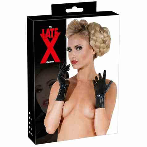 BIELIZNA BDSM LATEX GLOVES SHORT L
