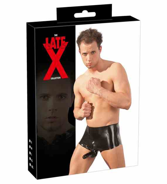 BOKSERKI MEN'S LATEX PANTS BLACK S/M