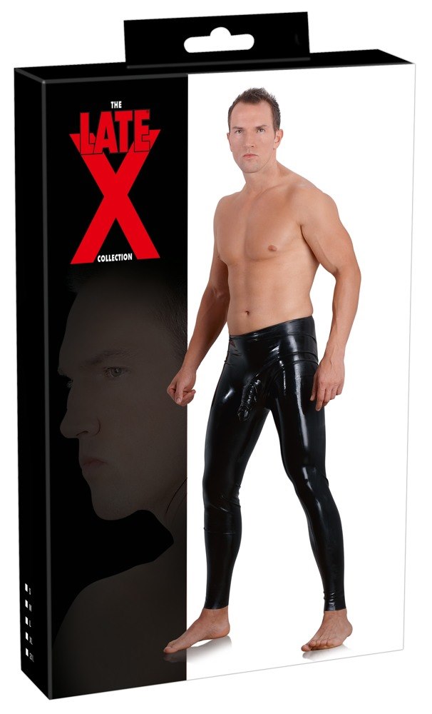 LATEX LEGGINGS FOR MEN L