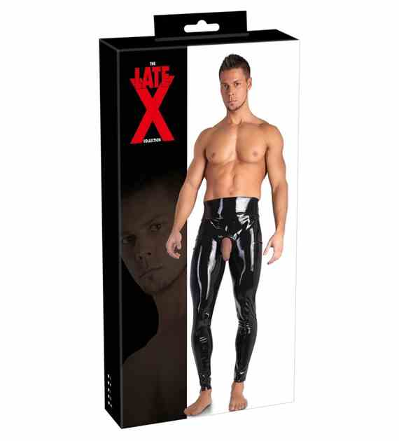 LEGGINSY MEN'S LATEX LEGGINGS M