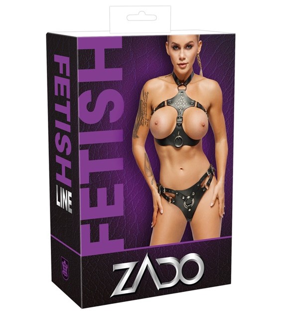 PROTEZY/STRAP ON LEATHER HARNESS SET S/M