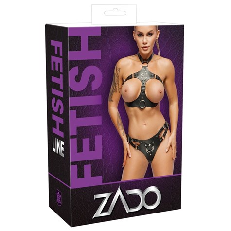 LEATHER HARNESS SET 2XL