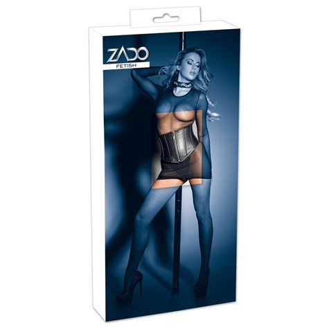 LINGERIE BDSM LEATHER CORSET 76 CM