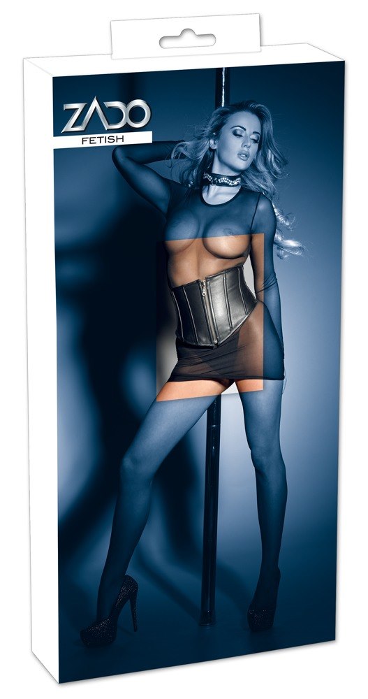 LINGERIE BDSM LEATHER CORSET 76 CM