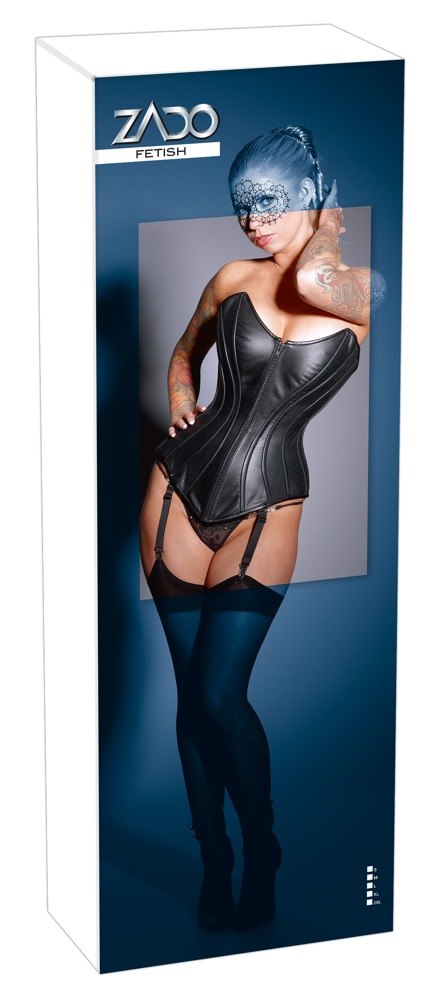 LINGERIE BDSM LEATHER CORSET XL