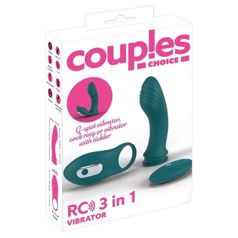 COUPLES CHOICE RC  3IN1 VIBRATOR