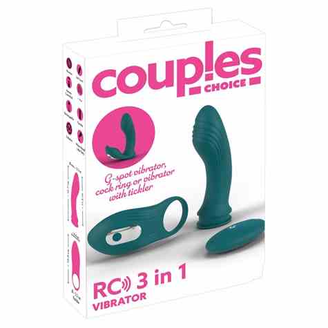 WIBRATOR COUPLES CHOICE RC  3IN1 VIBRATOR