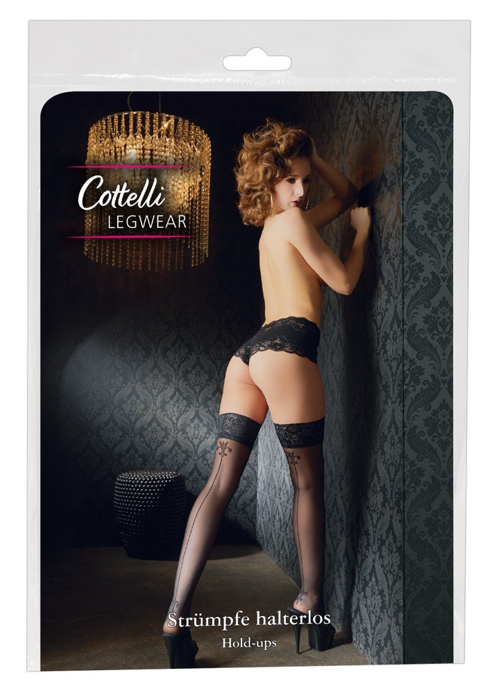 HOLD-UP STOCKINGS WITH SEAM 4