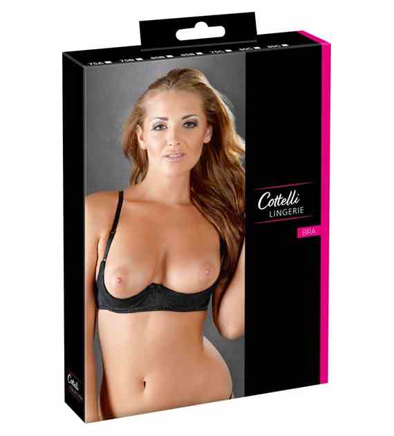 BIUSTONOSZ BASIC SHELF BRA BLACK 80C