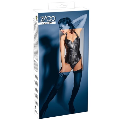 LINGERIE BDSM LEATHER CORSAGE XL