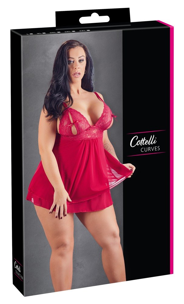 KOSZULKA BABYDOLL RED 2XL